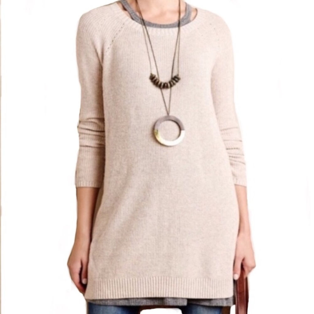 Moth Anthropologie Sz M Pullover Knit Sweater